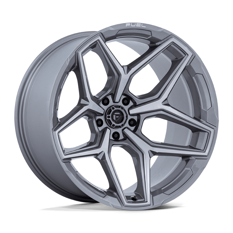 Fuel - FLUX - Gunmetal - Platinum - 17" x 9", -12 Offset, 5x127 (Bolt pattern), 71.5mm HUB