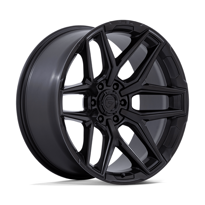 Fuel - FLUX - Black - Blackout - 22" x 12", -44 Offset, 6x135 (Bolt pattern), 87.1mm HUB