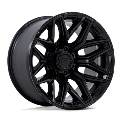 Fuel - FLUX - Black - Blackout - 22" x 12", -44 Offset, 8x165.1 (Bolt pattern), 125.10mm HUB