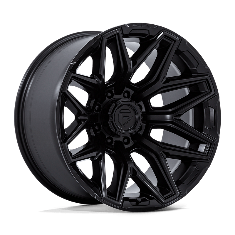 Fuel - FLUX - Black - Blackout - 20" x 10", -18 Offset, 8x180 (Bolt pattern), 124.20mm HUB