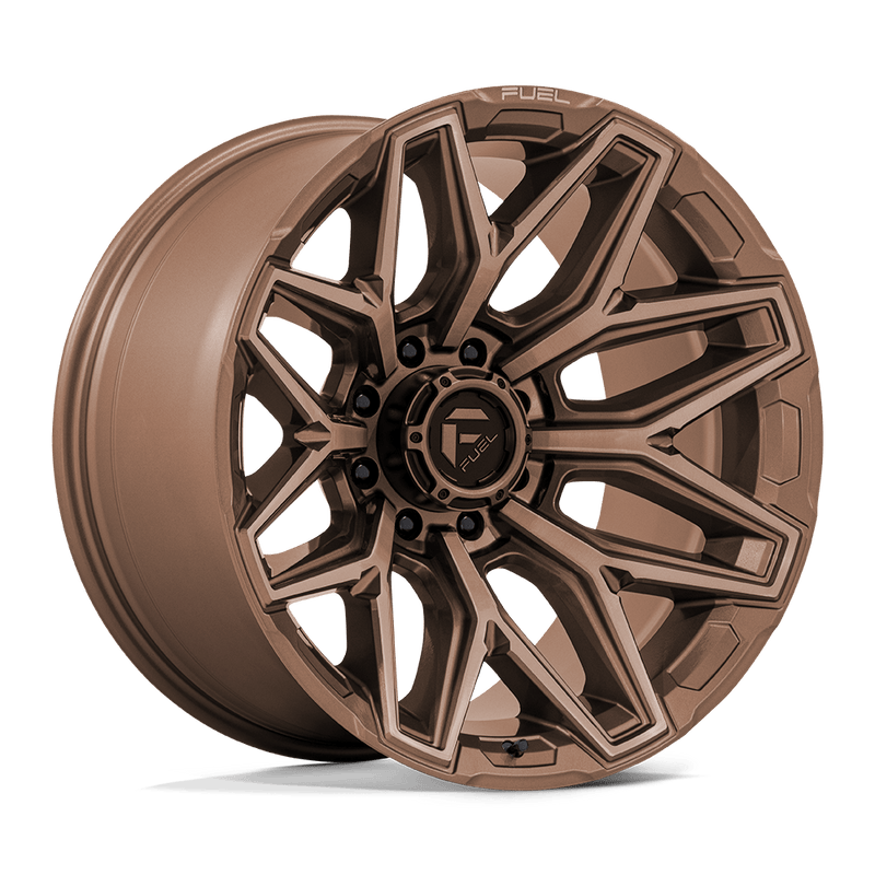 Fuel - FLUX - Bronze - Platinum Bronze - 22" x 12", -44 Offset, 8x165.1 (Bolt pattern), 125.10mm HUB