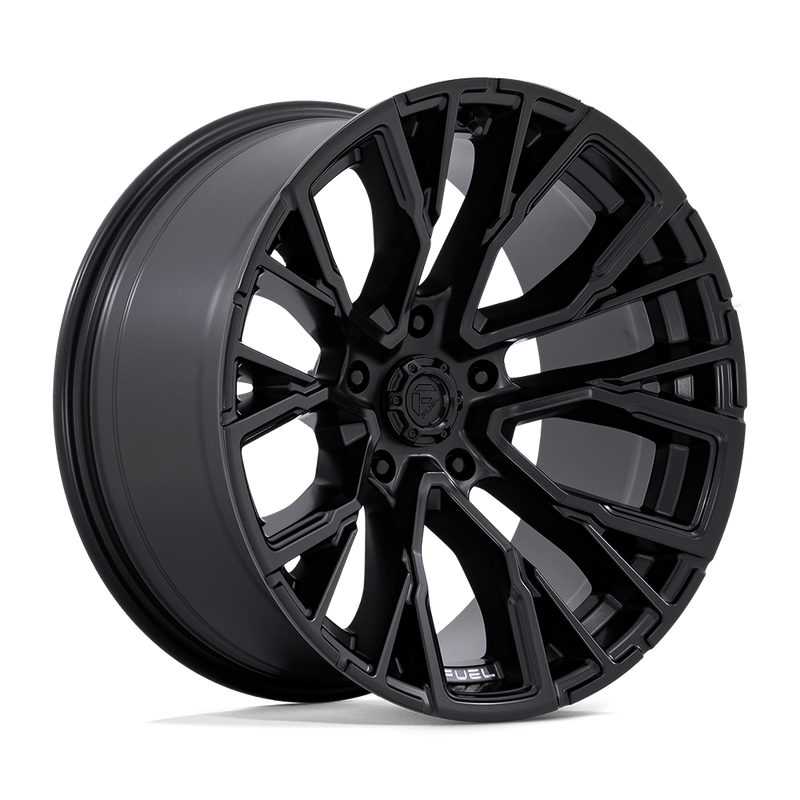 Fuel - D847 REBAR - Black - Blackout - 20" x 10", -18 Offset, 5x127 (Bolt pattern), 71.5mm HUB