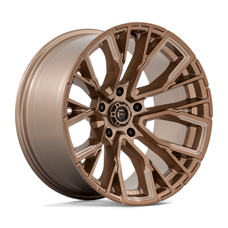 Fuel - D850 REBAR - Bronze - Platinum Bronze Milled - 20" x 10", -18 Offset, 5x127 (Bolt pattern), 71.5mm HUB