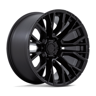 Fuel - D847 REBAR - Black - Blackout - 17" x 9", -12 Offset, 6x139.7 (Bolt pattern), 106.1mm HUB
