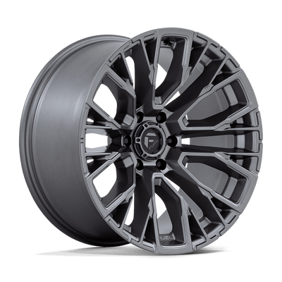 Fuel - D848 REBAR - Gunmetal - Matte Gunmetal - 17" x 9", 1 Offset, 6x120 (Bolt pattern), 67.06mm HUB