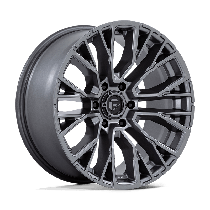 Fuel - D848 REBAR - Gunmetal - Matte Gunmetal - 20" x 9", 1 Offset, 6x139.7 (Bolt pattern), 106.1mm HUB