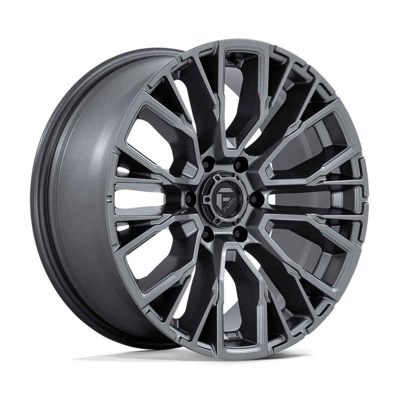 Fuel - D848 REBAR - Gunmetal - Matte Gunmetal - 20" x 9", 20 Offset, 6x135 (Bolt pattern), 87.1mm HUB