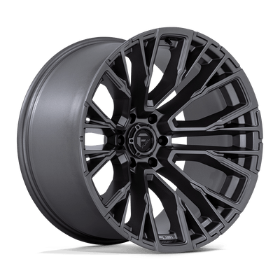 Fuel - D848 REBAR - Gunmetal - Matte Gunmetal - 22" x 12", -44 Offset, 6x135 (Bolt pattern), 87.1mm HUB