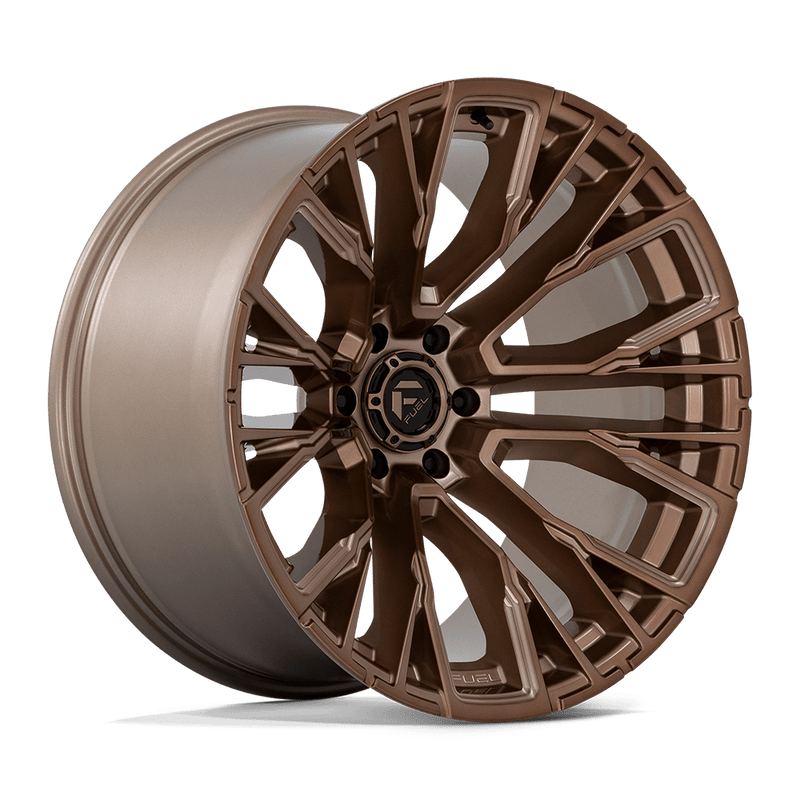 Fuel - D850 REBAR - Bronze - Platinum Bronze Milled - 22" x 12", -44 Offset, 6x139.7 (Bolt pattern), 106.1mm HUB