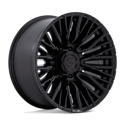 Fuel - D847 REBAR - Black - Blackout - 20" x 10", -18 Offset, 8x180 (Bolt pattern), 124.2mm HUB