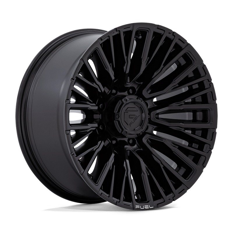 Fuel - D847 REBAR - Black - Blackout - 20" x 10", -18 Offset, 8x180 (Bolt pattern), 124.2mm HUB