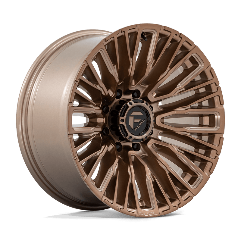 Fuel - D850 REBAR - Bronze - Platinum Bronze Milled - 20" x 10", -18 Offset, 8x180 (Bolt pattern), 124.2mm HUB