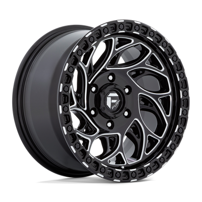 Fuel - D840 RUNNER OR - Black - Gloss Black Milled - 20" x 9", 1 Offset, 6x135 (Bolt pattern), 87.1mm HUB
