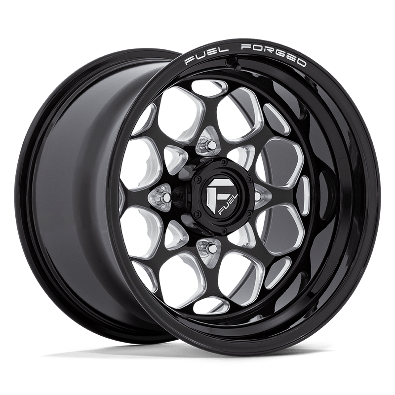 Fuel UTV - FV400 SCEPTER UTV - Black - Gloss Black Milled - 15" x 10", 0 Offset, 4x156 (Bolt pattern), 115.1mm HUB