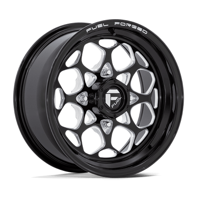 Fuel UTV - FV400 SCEPTER UTV - Black - Gloss Black Milled - 15" x 7", 10 Offset, 4x137 (Bolt pattern), 96mm HUB