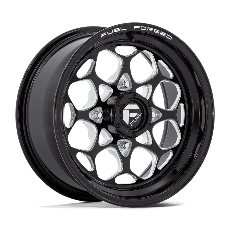 Fuel UTV - FV400 SCEPTER UTV - Black - Gloss Black Milled - 15" x 7", 10 Offset, 4x137 (Bolt pattern), 96mm HUB