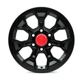 OE+ - TT06 - Black - Matte Black - 17" x 8", 25 Offset, 6x139.7 (Bolt pattern), 95.10mm HUB