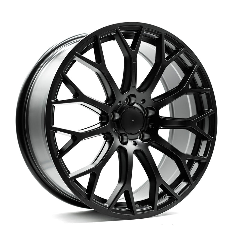 OE+ - MB3 - Black - Matte Black - 19" x 8", 33 Offset, 5x112 (Bolt pattern), 66.60mm HUB