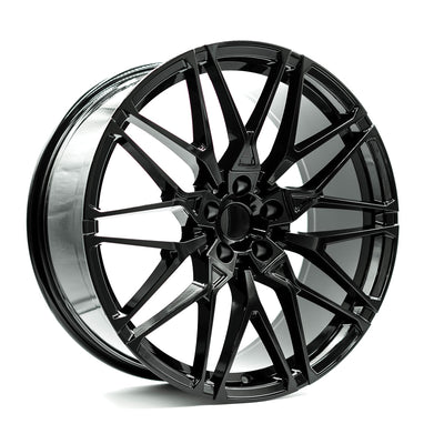 OE+ - BMX7 - Black - Gloss Black - 20" x 9", 30 Offset, 5x112 (Bolt pattern), 66.6mm HUB