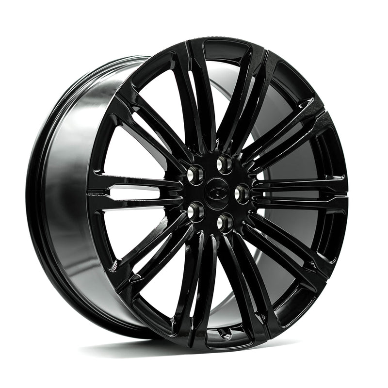 OE+ - LR03 - Black - Gloss Black - 22" x 9.5", 42 Offset, 5x120 (Bolt pattern), 72.60mm HUB