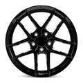 OE+ - HT04 - Black - Gloss Black - 18" x 8", 42 Offset, 5x120 (Bolt pattern), 64.10mm HUB