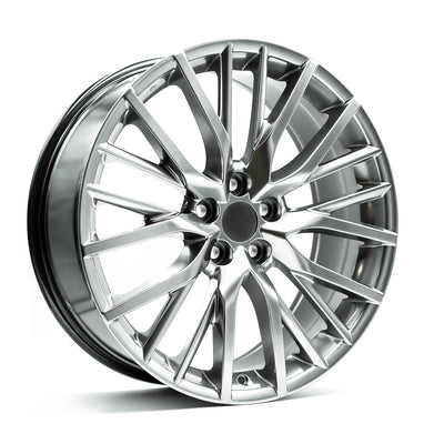 OE+ - LX02 - Grey - Hyper Black - 17" x 7", 35 Offset, 5x114.3 (Bolt pattern), 60.1mm HUB