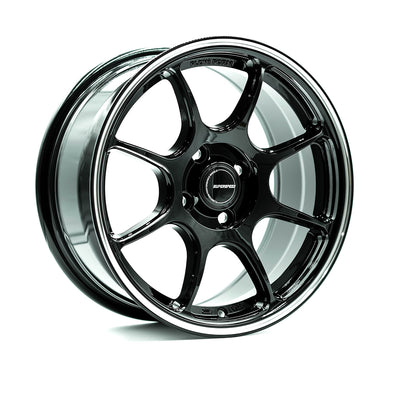 Superspeed - RF03RR - Black - Black Machining - 15" x 7", 36 Offset, 4x100 (Bolt pattern), 73.1mm HUB