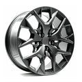 OE+ - LX06 - Gunmetal - Gloss Gunmetal - 22" x 8.5", 35 Offset, 5x120 (Bolt pattern), 60.10mm HUB