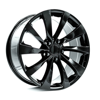 OE+ - TL01 - Black - Gloss Black - 19" x 8.5", 35 Offset, 5x120 (Bolt pattern), 64.10mm HUB
