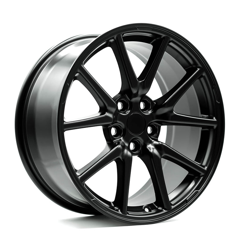 OE+ - TL03 - Black - Matte Black - 18" x 8.5", 40 Offset, 5x114.3 (Bolt pattern), 64.1mm HUB