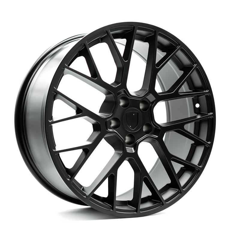 OE+ - P02 - Black - Matte Black - 20" x 9", 48 Offset, 5x130 (Bolt pattern), 71.6mm HUB