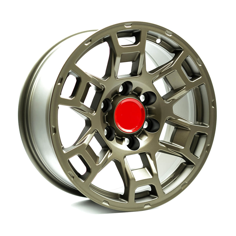OE+ - TT01S - Bronze - Satin Bronze - 17" x 8", 15 Offset, 6x139.7 (Bolt pattern), 106.1mm HUB