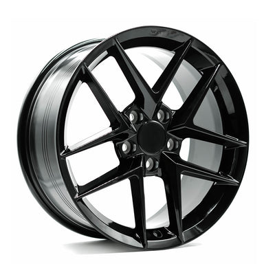 OE+ - HT04 - Black - Gloss Black - 18" x 8", 42 Offset, 5x120 (Bolt pattern), 64.10mm HUB