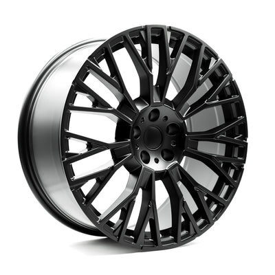 OE+ - BMX8 - Black - Matte Black - 20" x 9", 30 Offset, 5x112 (Bolt pattern), 66.60mm HUB