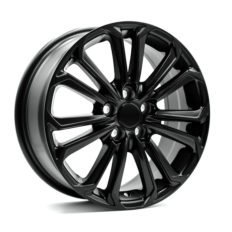 OE+ - TC01 - Black - Matte Black - 16" x 6.5", 40 Offset, 5x100 (Bolt pattern), 54.1mm HUB