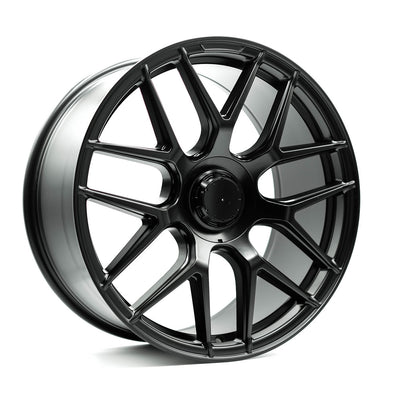 OE+ - MBS - Black - Matte Black - 20" x 9.5", 45 Offset, 5x112 (Bolt pattern), 66.6mm HUB