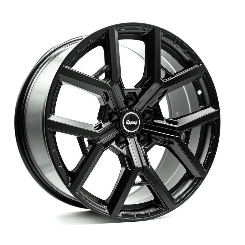 OE+ - RA - Black - Matte Black - 20" x 9.5", 32 Offset, 5x130 (Bolt pattern), 84.1mm HUB