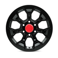 OE+ - TT06 - Black - Matte Black - 17" x 8", 35 Offset, 6x139.7 (Bolt pattern), 95.10mm HUB