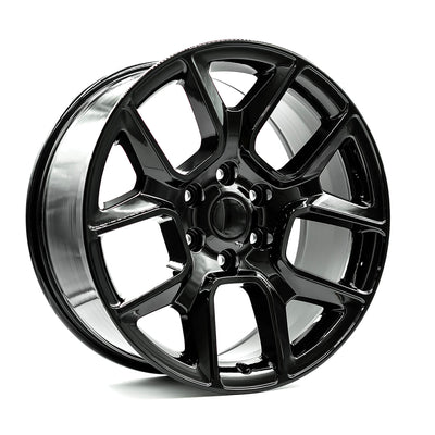 OE+ - TR01 - Black - Gloss Black - 20" x 9", 18 Offset, 5x139.7 (Bolt pattern), 77.8mm HUB