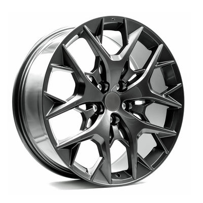 OE+ - LX06 - Gunmetal - Gloss Gunmetal - 20" x 8", 35 Offset, 5x114.3 (Bolt pattern), 60.10mm HUB