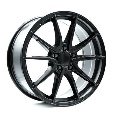 OE+ - MB1 - Black - Matte Black - 18" x 8", 33 Offset, 5x112 (Bolt pattern), 66.6mm HUB
