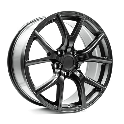 OE+ - TR04 - Black - Matte Black - 20" x 9", 35 Offset, 5x127 (Bolt pattern), 71.60mm HUB