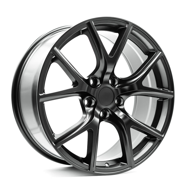 OE+ - TR04 - Black - Matte Black - 20" x 9", 35 Offset, 5x127 (Bolt pattern), 71.60mm HUB