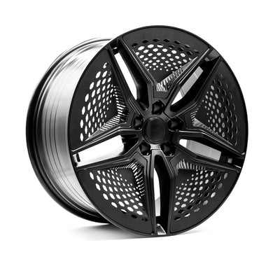 OE+ - EV01 - Black - Matte Black - 19" x 9.5", 35 Offset, 5x114.3 (Bolt pattern), 64.10mm HUB