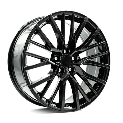 OE+ - LX02 - Black - Gloss Black - 18" x 8", 35 Offset, 5x114.3 (Bolt pattern), 60.1mm HUB