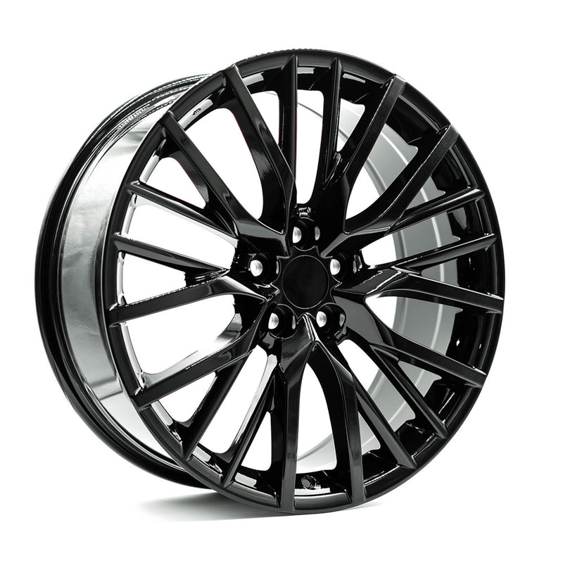 OE+ - LX02 - Black - Gloss Black - 20" x 8", 35 Offset, 5x120 (Bolt pattern), 60.1mm HUB