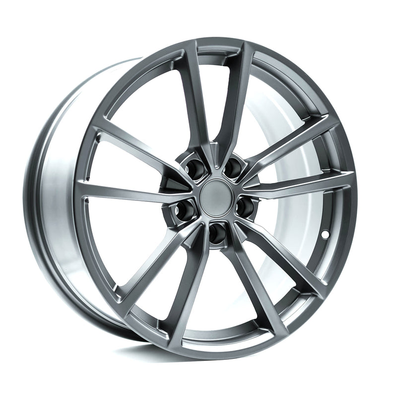 OE+ - VW02 - Gunmetal - Matte Gunmetal - 18" x 8", 45 Offset, 5x112 (Bolt pattern), 57.1mm HUB