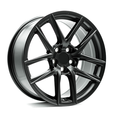 OE+ - LX04 - Black - Matte Black - 17" x 7.5", 32 Offset, 5x114.3 (Bolt pattern), 60.1mm HUB