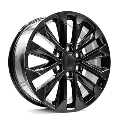 OE+ - LX07 - Black - Gloss Black - 20" x 8", 55 Offset, 6x139.7 (Bolt pattern), 95.10mm HUB