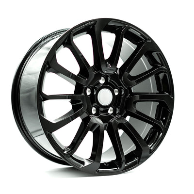 OE+ - LR01 - Black - Gloss Black - 20" x 9.5", 45 Offset, 5x120 (Bolt pattern), 72.60mm HUB